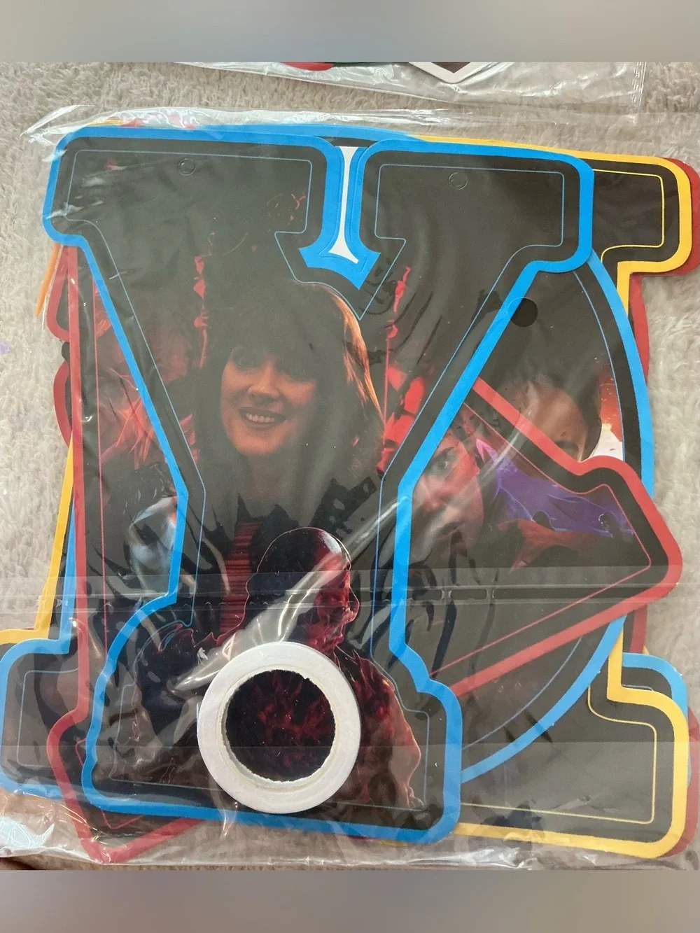 Stranger Things Birthday Party Decorations Set Backdrop Balloons Cake Toppers